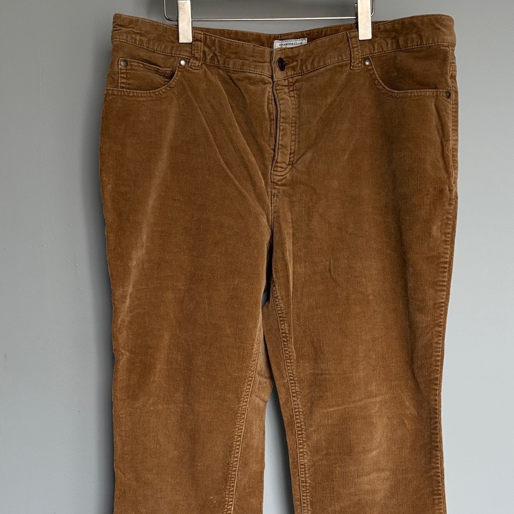Charter Club Brown Skinny Pants